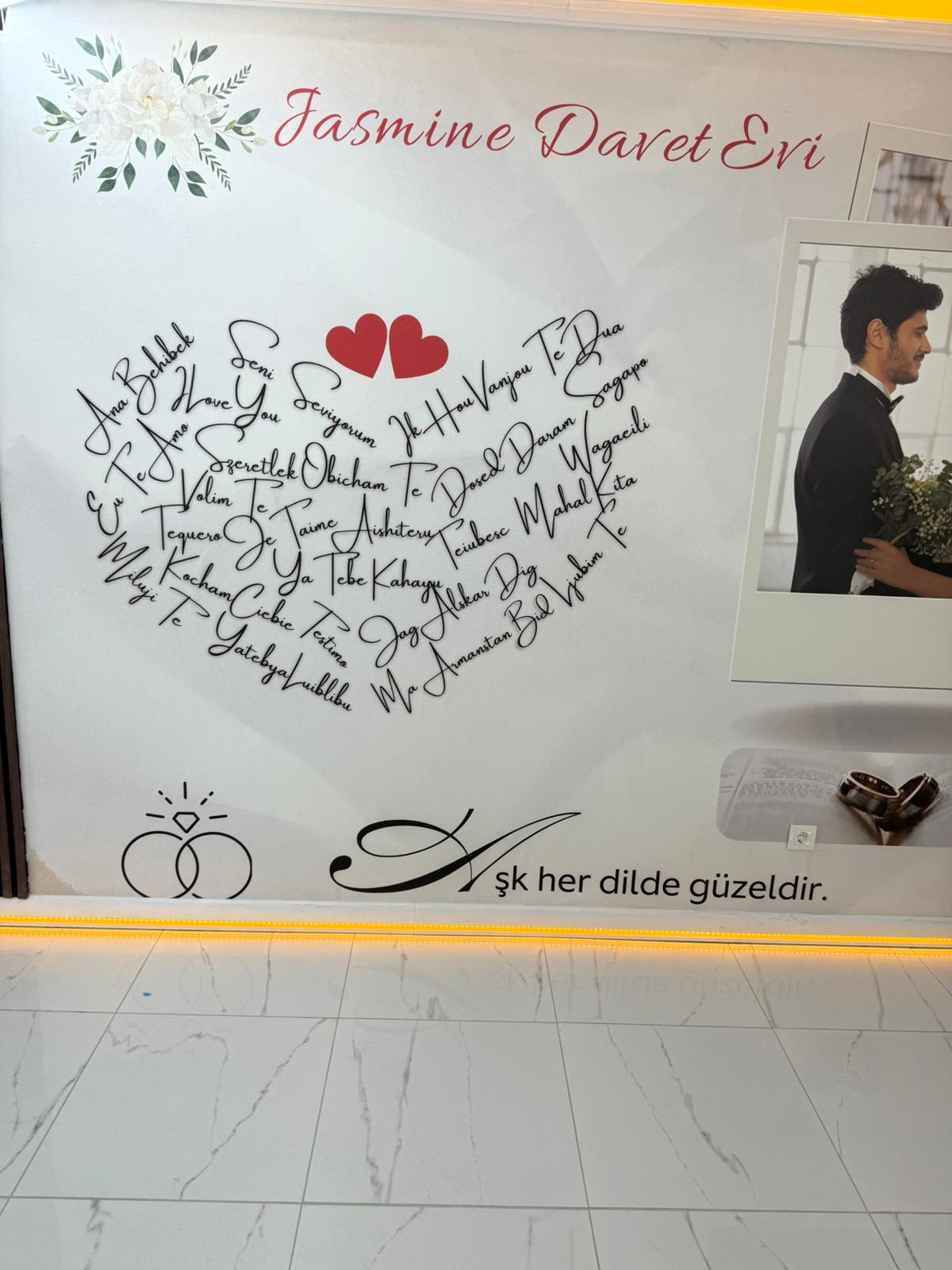 Jasmine Davet Evi anı köşesi